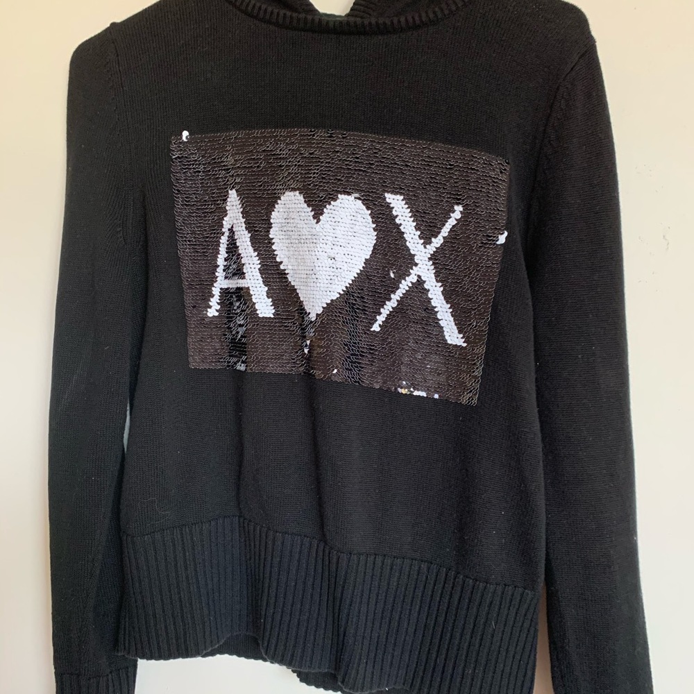 Armani Exchange sequin hoodie